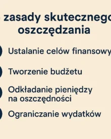4 zasady skutecznego oszczędzania